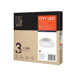 CITY LED 18W, OPRAWA DOWNLIGHT, NATYNKOWA, OKRĄGŁA, 1500LM, 3000K, BIAŁA, WBUDOWANY ZASILACZ LED ORNO CITY LED 18W, OPRAWA DOWNLIGHT, NATYNKOWA, OKRĄGŁA, 1500LM, 3000K, BIAŁA, WBUDOWANY ZASILACZ LED ORNO