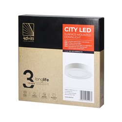 CITY LED 20W, OPRAWA DOWNLIGHT, NATYNKOWA, OKRĄGŁA, 1700LM, 4000K, BIAŁA, WBUDOWANY ZASILACZ LED ORNO CITY LED 20W, OPRAWA DOWNLIGHT, NATYNKOWA, OKRĄGŁA, 1700LM, 4000K, BIAŁA, WBUDOWANY ZASILACZ LED ORNO