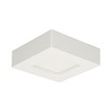 LETI LED 9W, OPRAWA TYPU DOWNLIGHT, NATYNKOWA, KWADRATOWA, 540LM, 4000K, BIAŁA, WBUDOWANY ZASILACZ LED ORNO