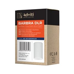 BARBRA DLR GU10 DOWNLIGHT MAX 7W, IP20, OKRĄGŁY, BIAŁY, ALUMINIUM ORNO BARBRA DLR GU10 DOWNLIGHT MAX 7W, IP20, OKRĄGŁY, BIAŁY, ALUMINIUM ORNO