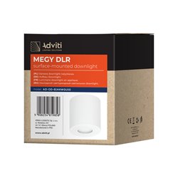 MEGY DLR GU10 DOWNLIGHT MAX 7W, IP54, OKRĄGŁY, BIAŁY, ALUMINIUM ORNO MEGY DLR GU10 DOWNLIGHT MAX 7W, IP54, OKRĄGŁY, BIAŁY, ALUMINIUM ORNO