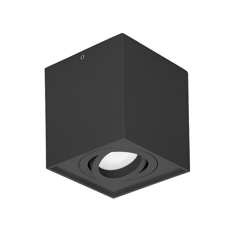 CAROLIN DLS GU10 DOWNLIGHT MAX 7W, IP20, KWADRAT, CZARNY ORNO CAROLIN DLS GU10 DOWNLIGHT MAX 7W, IP20, KWADRAT, CZARNY ORNO