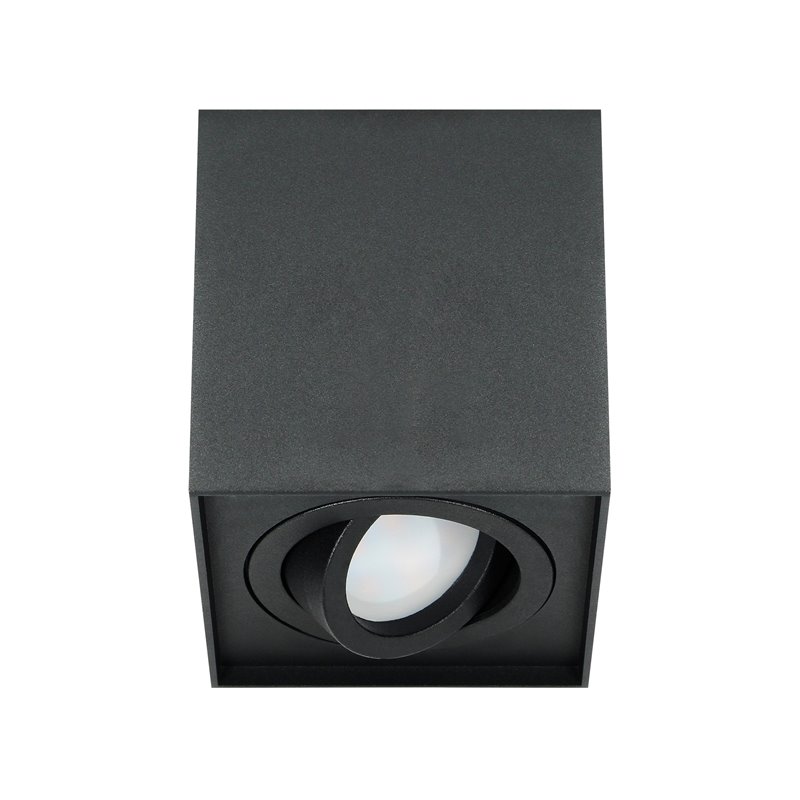 CAROLIN DLS GU10 DOWNLIGHT MAX 7W, IP20, KWADRAT, CZARNY ORNO CAROLIN DLS GU10 DOWNLIGHT MAX 7W, IP20, KWADRAT, CZARNY ORNO