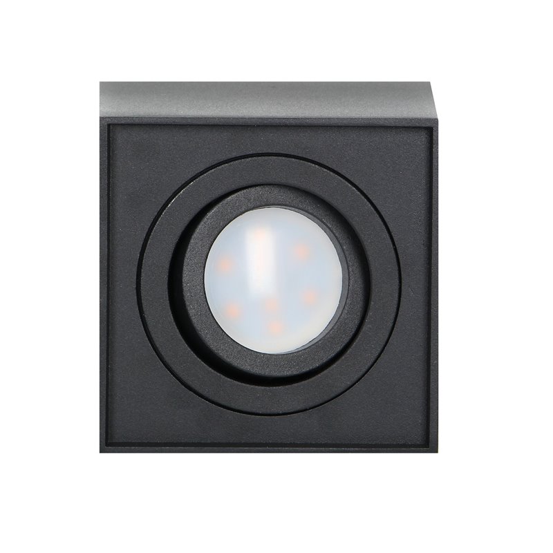 CAROLIN DLS GU10 DOWNLIGHT MAX 7W, IP20, KWADRAT, CZARNY ORNO CAROLIN DLS GU10 DOWNLIGHT MAX 7W, IP20, KWADRAT, CZARNY ORNO