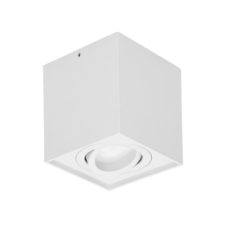 CAROLIN DLS GU10 DOWNLIGHT MAX 7W, IP20, KWADRAT, BIAŁY ORNO
