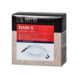 DARI R RAMKA DEKORACYJNA OPRAWY PUNKTOWEJ, MR16/GU10 MAX 50W, OKRĄG, BIAŁA IP44 ORNO DARI R RAMKA DEKORACYJNA OPRAWY PUNKTOWEJ, MR16/GU10 MAX 50W, OKRĄG, BIAŁA IP44 ORNO