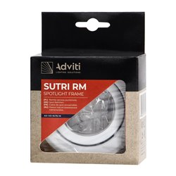 SUTRI RM RAMKA DEKORACYJNA OPRAWY PUNKTOWEJ, MR16/GU10 MAX 7W, OKRĄGŁA, REGULOWANA, BIAŁA ORNO SUTRI RM RAMKA DEKORACYJNA OPRAWY PUNKTOWEJ, MR16/GU10 MAX 7W, OKRĄGŁA, REGULOWANA, BIAŁA ORNO