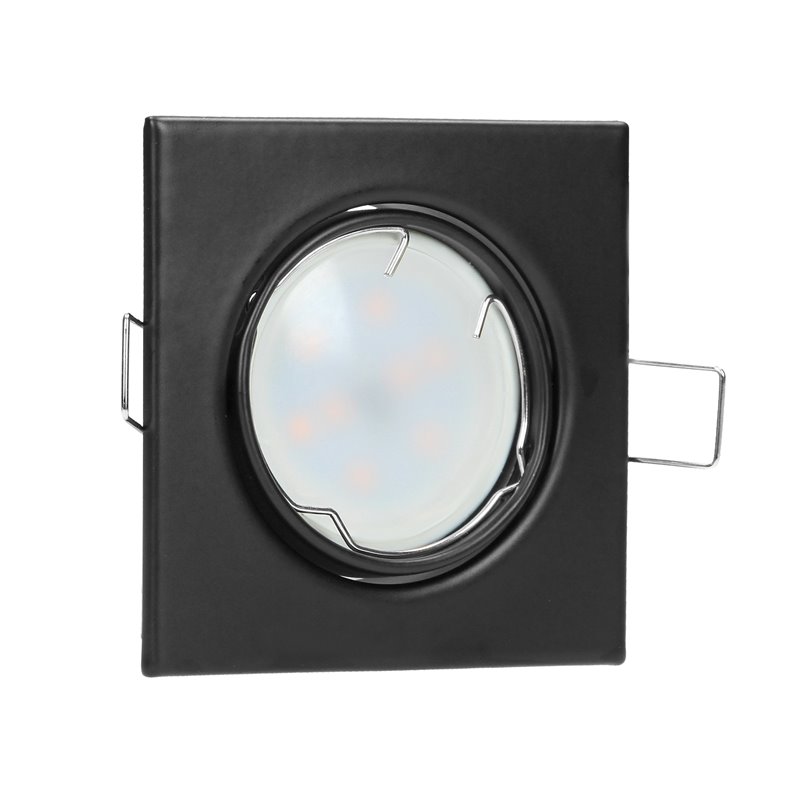 SUTRI SM RAMKA DEKORACYJNA OPRAWY PUNKTOWEJ, MR16/GU10 MAX 7W, KWADRAT, REGULOWANA, CZARNA ORNO SUTRI SM RAMKA DEKORACYJNA OPRAWY PUNKTOWEJ, MR16/GU10 MAX 7W, KWADRAT, REGULOWANA, CZARNA ORNO