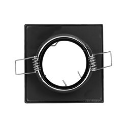 SUTRI SM RAMKA DEKORACYJNA OPRAWY PUNKTOWEJ, MR16/GU10 MAX 7W, KWADRAT, REGULOWANA, CZARNA ORNO SUTRI SM RAMKA DEKORACYJNA OPRAWY PUNKTOWEJ, MR16/GU10 MAX 7W, KWADRAT, REGULOWANA, CZARNA ORNO