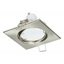 SUTRI SM RAMKA DEKORACYJNA OPRAWY PUNKTOWEJ, MR16/GU10 MAX 50W, KWADRAT, REGULOWANA, SATYNA ORNO SUTRI SM RAMKA DEKORACYJNA OPRAWY PUNKTOWEJ, MR16/GU10 MAX 50W, KWADRAT, REGULOWANA, SATYNA ORNO