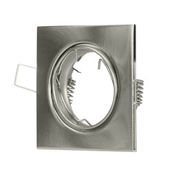 SUTRI SM RAMKA DEKORACYJNA OPRAWY PUNKTOWEJ, MR16/GU10 MAX 50W, KWADRAT, REGULOWANA, SATYNA ORNO SUTRI SM RAMKA DEKORACYJNA OPRAWY PUNKTOWEJ, MR16/GU10 MAX 50W, KWADRAT, REGULOWANA, SATYNA ORNO