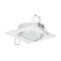 SUTRI SM RAMKA DEKORACYJNA OPRAWY PUNKTOWEJ, MR16/GU10 MAX 7W, KWADRAT, REGULOWANA, BIAŁA ORNO SUTRI SM RAMKA DEKORACYJNA OPRAWY PUNKTOWEJ, MR16/GU10 MAX 7W, KWADRAT, REGULOWANA, BIAŁA ORNO