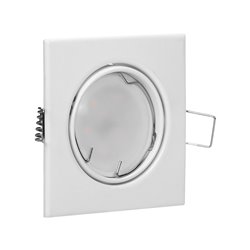 SUTRI SM RAMKA DEKORACYJNA OPRAWY PUNKTOWEJ, MR16/GU10 MAX 7W, KWADRAT, REGULOWANA, BIAŁA ORNO SUTRI SM RAMKA DEKORACYJNA OPRAWY PUNKTOWEJ, MR16/GU10 MAX 7W, KWADRAT, REGULOWANA, BIAŁA ORNO