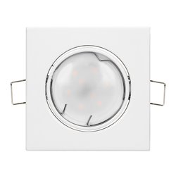 SUTRI SM RAMKA DEKORACYJNA OPRAWY PUNKTOWEJ, MR16/GU10 MAX 7W, KWADRAT, REGULOWANA, BIAŁA ORNO SUTRI SM RAMKA DEKORACYJNA OPRAWY PUNKTOWEJ, MR16/GU10 MAX 7W, KWADRAT, REGULOWANA, BIAŁA ORNO