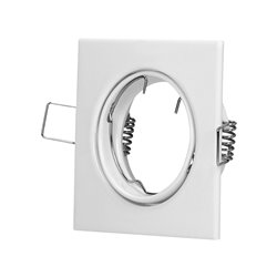 SUTRI SM RAMKA DEKORACYJNA OPRAWY PUNKTOWEJ, MR16/GU10 MAX 7W, KWADRAT, REGULOWANA, BIAŁA ORNO SUTRI SM RAMKA DEKORACYJNA OPRAWY PUNKTOWEJ, MR16/GU10 MAX 7W, KWADRAT, REGULOWANA, BIAŁA ORNO