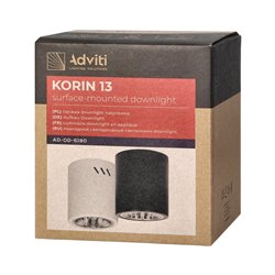 KORIN 13, OPRAWA TYPU DOWNLIGHT, 60W, E27, STAL, CZARNA ORNO KORIN 13, OPRAWA TYPU DOWNLIGHT, 60W, E27, STAL, CZARNA ORNO