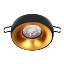 DORADO R, RAMKA DEKORACYJNA OPRAWY PUNKTOWEJ, GU10, OKRĄGŁA, CZARNO-ZŁOTA ORNO DORADO R, RAMKA DEKORACYJNA OPRAWY PUNKTOWEJ, GU10, OKRĄGŁA, CZARNO-ZŁOTA ORNO