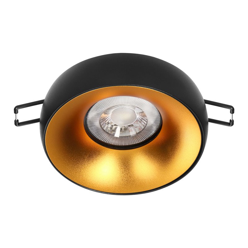 DORADO R, RAMKA DEKORACYJNA OPRAWY PUNKTOWEJ, GU10, OKRĄGŁA, CZARNO-ZŁOTA ORNO DORADO R, RAMKA DEKORACYJNA OPRAWY PUNKTOWEJ, GU10, OKRĄGŁA, CZARNO-ZŁOTA ORNO