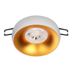 DORADO R, RAMKA DEKORACYJNA OPRAWY PUNKTOWEJ, GU10, OKRĄGŁA, BIAŁO-ZŁOTA ORNO DORADO R, RAMKA DEKORACYJNA OPRAWY PUNKTOWEJ, GU10, OKRĄGŁA, BIAŁO-ZŁOTA ORNO