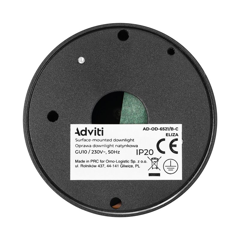 ELIZA, OPRAWA TYPU DOWNLIGHT, GU10, IP20, ALUMINIOWA, CZARNO-ZŁOTA ORNO ELIZA, OPRAWA TYPU DOWNLIGHT, GU10, IP20, ALUMINIOWA, CZARNO-ZŁOTA ORNO