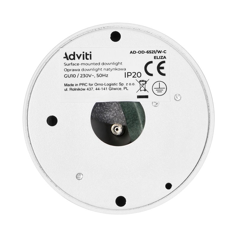 ELIZA, OPRAWA TYPU DOWNLIGHT, GU10, IP20, ALUMINIOWA, BIAŁO-ZŁOTA ORNO ELIZA, OPRAWA TYPU DOWNLIGHT, GU10, IP20, ALUMINIOWA, BIAŁO-ZŁOTA ORNO