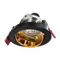 FONDI RC RAMKA DEKORACYJNA OPRAWY PUNKTOWEJ, MR16/GU10 MAX. 50W, OKRĄGŁA, STAŁA, ALUMINIOWA, CZARNO-ZŁOTA ORNO FONDI RC RAMKA DEKORACYJNA OPRAWY PUNKTOWEJ, MR16/GU10 MAX. 50W, OKRĄGŁA, STAŁA, ALUMINIOWA, CZARNO-ZŁOTA ORNO