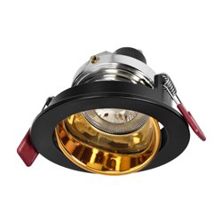 FONDI RC RAMKA DEKORACYJNA OPRAWY PUNKTOWEJ, MR16/GU10 MAX. 50W, OKRĄGŁA, STAŁA, ALUMINIOWA, CZARNO-ZŁOTA ORNO FONDI RC RAMKA DEKORACYJNA OPRAWY PUNKTOWEJ, MR16/GU10 MAX. 50W, OKRĄGŁA, STAŁA, ALUMINIOWA, CZARNO-ZŁOTA ORNO