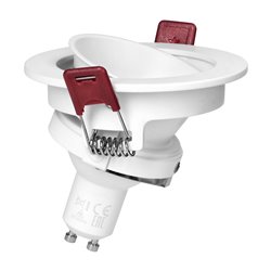 FONDI RC RAMKA DEKORACYJNA OPRAWY PUNKTOWEJ, MR16/GU10 MAX. 50W, OKRĄGŁA, STAŁA, ALUMINIOWA, BIAŁA ORNO FONDI RC RAMKA DEKORACYJNA OPRAWY PUNKTOWEJ, MR16/GU10 MAX. 50W, OKRĄGŁA, STAŁA, ALUMINIOWA, BIAŁA ORNO