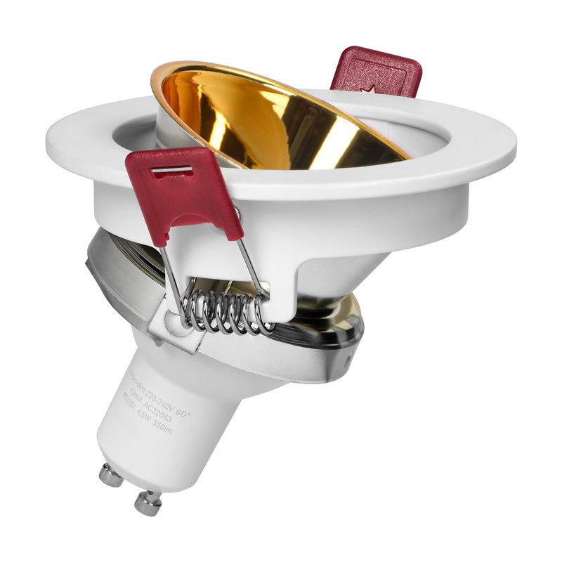 FONDI RC RAMKA DEKORACYJNA OPRAWY PUNKTOWEJ, MR16/GU10 MAX. 50W, OKRĄGŁA, STAŁA, ALUMINIOWA, BIAŁO-ZŁOTA ORNO FONDI RC RAMKA DEKORACYJNA OPRAWY PUNKTOWEJ, MR16/GU10 MAX. 50W, OKRĄGŁA, STAŁA, ALUMINIOWA, BIAŁO-ZŁOTA ORNO