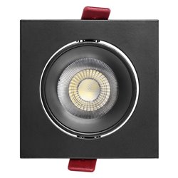 FONDI SC RAMKA DEKORACYJNA OPRAWY PUNKTOWEJ, MR16/GU10 MAX. 50W, KWADRAT, STAŁA, ALUMINIOWA, CZARNA ORNO FONDI SC RAMKA DEKORACYJNA OPRAWY PUNKTOWEJ, MR16/GU10 MAX. 50W, KWADRAT, STAŁA, ALUMINIOWA, CZARNA ORNO