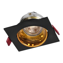 FONDI SC RAMKA DEKORACYJNA OPRAWY PUNKTOWEJ, MR16/GU10 MAX. 50W, KWADRAT, STAŁA, ALUMINIOWA, CZARNO-ZŁOTA ORNO FONDI SC RAMKA DEKORACYJNA OPRAWY PUNKTOWEJ, MR16/GU10 MAX. 50W, KWADRAT, STAŁA, ALUMINIOWA, CZARNO-ZŁOTA ORNO