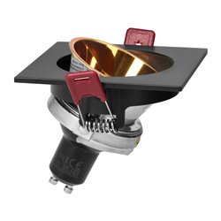 FONDI SC RAMKA DEKORACYJNA OPRAWY PUNKTOWEJ, MR16/GU10 MAX. 50W, KWADRAT, STAŁA, ALUMINIOWA, CZARNO-ZŁOTA ORNO FONDI SC RAMKA DEKORACYJNA OPRAWY PUNKTOWEJ, MR16/GU10 MAX. 50W, KWADRAT, STAŁA, ALUMINIOWA, CZARNO-ZŁOTA ORNO