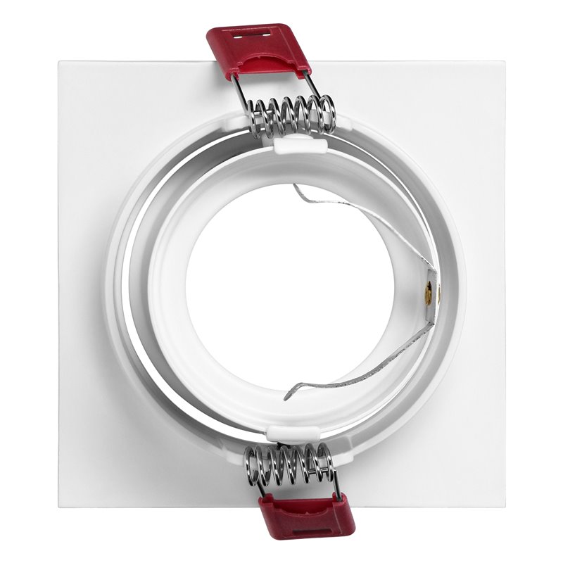 FONDI SC RAMKA DEKORACYJNA OPRAWY PUNKTOWEJ, MR16/GU10 MAX. 50W, KWADRAT, STAŁA, ALUMINIOWA, BIAŁA ORNO FONDI SC RAMKA DEKORACYJNA OPRAWY PUNKTOWEJ, MR16/GU10 MAX. 50W, KWADRAT, STAŁA, ALUMINIOWA, BIAŁA ORNO