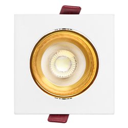 FONDI SC RAMKA DEKORACYJNA OPRAWY PUNKTOWEJ, MR16/GU10 MAX. 50W, KWADRAT, STAŁA, ALUMINIOWA, BIAŁO-ZŁOTA ORNO FONDI SC RAMKA DEKORACYJNA OPRAWY PUNKTOWEJ, MR16/GU10 MAX. 50W, KWADRAT, STAŁA, ALUMINIOWA, BIAŁO-ZŁOTA ORNO