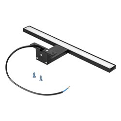 NORTES LED 5W, LAMPA NAD LUSTRO, 320LM, 4000K, DŁ. 30 CM, ALUMINIUM, CZARNA ORNO NORTES LED 5W, LAMPA NAD LUSTRO, 320LM, 4000K, DŁ. 30 CM, ALUMINIUM, CZARNA ORNO