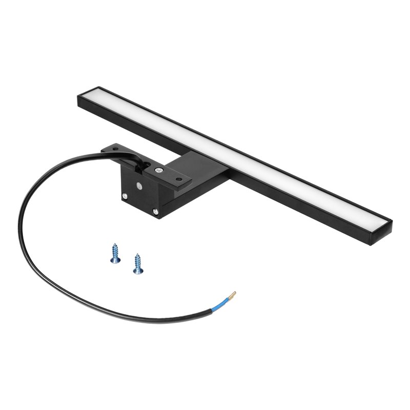 NORTES LED 5W, LAMPA NAD LUSTRO, 320LM, 4000K, DŁ. 30 CM, ALUMINIUM, CZARNA ORNO NORTES LED 5W, LAMPA NAD LUSTRO, 320LM, 4000K, DŁ. 30 CM, ALUMINIUM, CZARNA ORNO