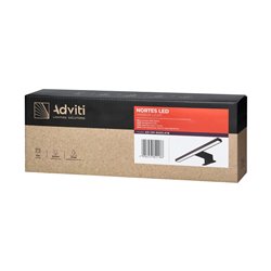 NORTES LED 5W, LAMPA NAD LUSTRO, 320LM, 4000K, DŁ. 30 CM, PLASTIK, CZARNA ORNO NORTES LED 5W, LAMPA NAD LUSTRO, 320LM, 4000K, DŁ. 30 CM, PLASTIK, CZARNA ORNO