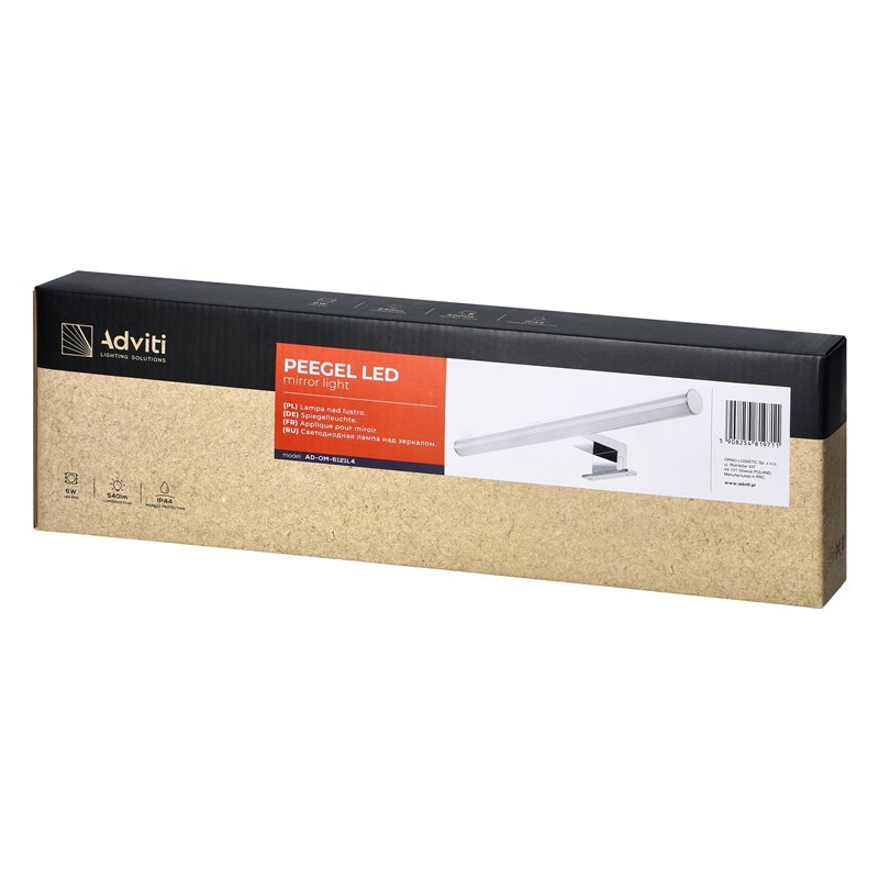 PEEGEL LED 6W, LAMPA NAD LUSTRO, 540LM, 4000K, DŁ.40 CM, TWORZYWO SZTUCZNE+AKRYL ORNO PEEGEL LED 6W, LAMPA NAD LUSTRO, 540LM, 4000K, DŁ.40 CM, TWORZYWO SZTUCZNE+AKRYL ORNO