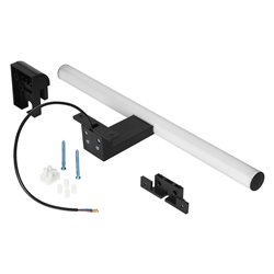 PEEGEL LED 6W, LAMPA NAD LUSTRO, 540LM, 4000K, DŁ.40 CM, TWORZYWO SZTUCZNE+AKRYL, CZARNA ORNO PEEGEL LED 6W, LAMPA NAD LUSTRO, 540LM, 4000K, DŁ.40 CM, TWORZYWO SZTUCZNE+AKRYL, CZARNA ORNO