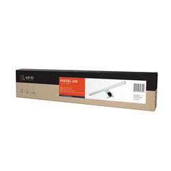 PEEGEL LED 9W, LAMPA NAD LUSTRO, 810LM, 4000K, DŁ. 60 CM, TWORZYWO SZTUCZNE+AKRYL, SREBRNA ORNO PEEGEL LED 9W, LAMPA NAD LUSTRO, 810LM, 4000K, DŁ. 60 CM, TWORZYWO SZTUCZNE+AKRYL, SREBRNA ORNO