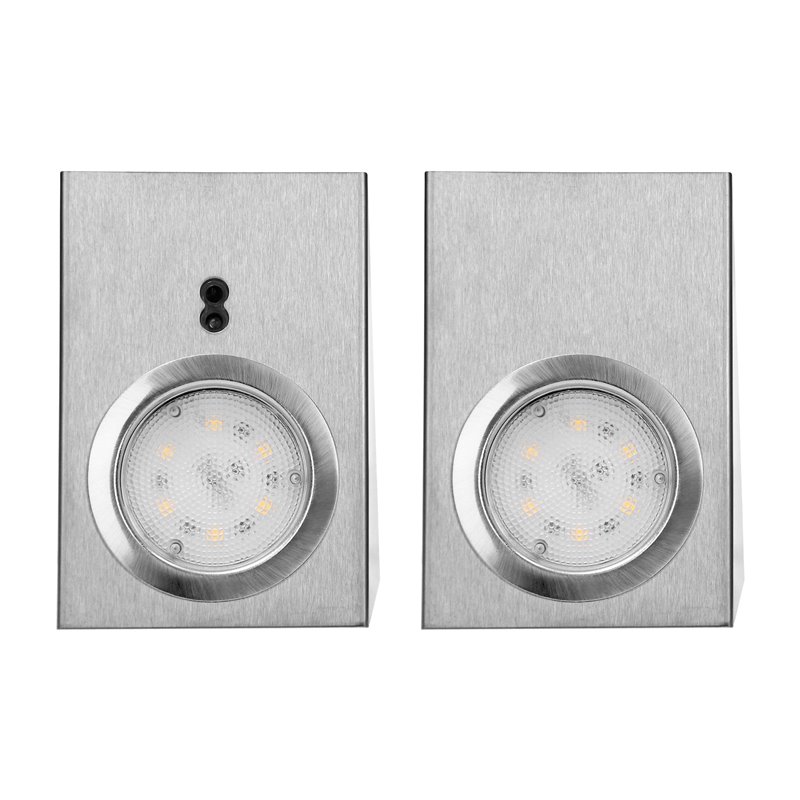 ZESTAW OPRAW PODSZAFKOWYCH MAKAN LED 2W, 180LM, 4000K, Z WYŁĄCZNIKIEM BEZDOTYKOWYM, INOX ORNO ZESTAW OPRAW PODSZAFKOWYCH MAKAN LED 2W, 180LM, 4000K, Z WYŁĄCZNIKIEM BEZDOTYKOWYM, INOX ORNO