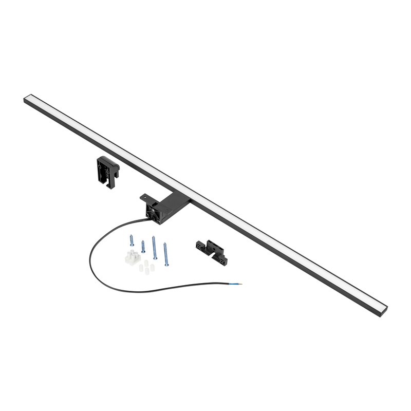 NORTES LED 18W, LAMPA NAD LUSTRO, 1600LM, 4000K, DŁ. 100 CM, ALUMINIUM, CZARNA ORNO NORTES LED 18W, LAMPA NAD LUSTRO, 1600LM, 4000K, DŁ. 100 CM, ALUMINIUM, CZARNA ORNO