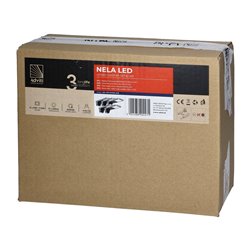 NELA ZESTAW 5 LAMP PODSZAFKOWYCH LED, 4X2W+7,5W, 4000K, Z USB, CZARNY ORNO NELA ZESTAW 5 LAMP PODSZAFKOWYCH LED, 4X2W+7,5W, 4000K, Z USB, CZARNY ORNO