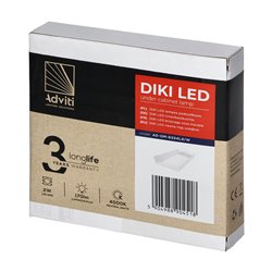 DIKI LAMPKA PODSZAFKOWA LED, 2W, 170LM, 4000K, BIAŁA ORNO DIKI LAMPKA PODSZAFKOWA LED, 2W, 170LM, 4000K, BIAŁA ORNO