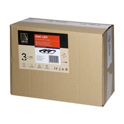DIKI ZESTAW 3 LAMP PODSZAFKOWYCH LED, 3X2W, 4000K, Z WYŁĄCZNIKIEM BEZDOTYKOWYM, CZARNY ORNO DIKI ZESTAW 3 LAMP PODSZAFKOWYCH LED, 3X2W, 4000K, Z WYŁĄCZNIKIEM BEZDOTYKOWYM, CZARNY ORNO