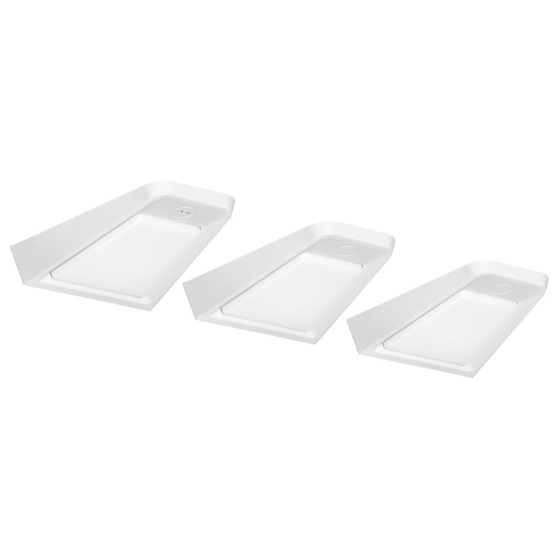DIKI ZESTAW 3 LAMP PODSZAFKOWYCH LED, 3X2W, 4000K, Z WYŁĄCZNIKIEM BEZDOTYKOWYM, BIAŁY ORNO DIKI ZESTAW 3 LAMP PODSZAFKOWYCH LED, 3X2W, 4000K, Z WYŁĄCZNIKIEM BEZDOTYKOWYM, BIAŁY ORNO