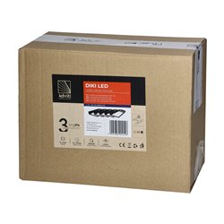 DIKI ZESTAW 5 LAMP PODSZAFKOWYCH LED, 5X2W, 4000K, Z WYŁĄCZNIKIEM BEZDOTYKOWYM, CZARNY ORNO DIKI ZESTAW 5 LAMP PODSZAFKOWYCH LED, 5X2W, 4000K, Z WYŁĄCZNIKIEM BEZDOTYKOWYM, CZARNY ORNO