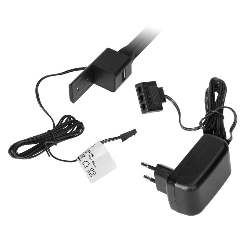 TEO ZESTAW 2 LAMPEK NOCNYCH LED, 2X1,8/7,5W, 4000K, Z USB, CZARNY ORNO TEO ZESTAW 2 LAMPEK NOCNYCH LED, 2X1,8/7,5W, 4000K, Z USB, CZARNY ORNO