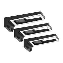 ARTUS ZESTAW 3 LAMP PODSZAFKOWYCH LED, 3X3W, 3X225LM, 4000K, Z WŁĄCZNIKIEM DOTYKOWYM I USB, CZARNE ORNO ARTUS ZESTAW 3 LAMP PODSZAFKOWYCH LED, 3X3W, 3X225LM, 4000K, Z WŁĄCZNIKIEM DOTYKOWYM I USB, CZARNE ORNO