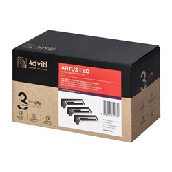 ARTUS ZESTAW 3 LAMP PODSZAFKOWYCH LED, 3X3W, 3X225LM, 4000K, Z WŁĄCZNIKIEM DOTYKOWYM I USB, CZARNE ORNO ARTUS ZESTAW 3 LAMP PODSZAFKOWYCH LED, 3X3W, 3X225LM, 4000K, Z WŁĄCZNIKIEM DOTYKOWYM I USB, CZARNE ORNO